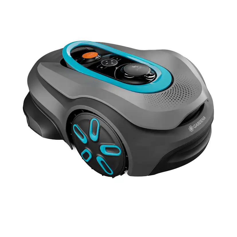 Robotgräsklippare Gardena Smart Sileno Sense 400 Utan Slinga Paket Med Robothus & Reservkniv
