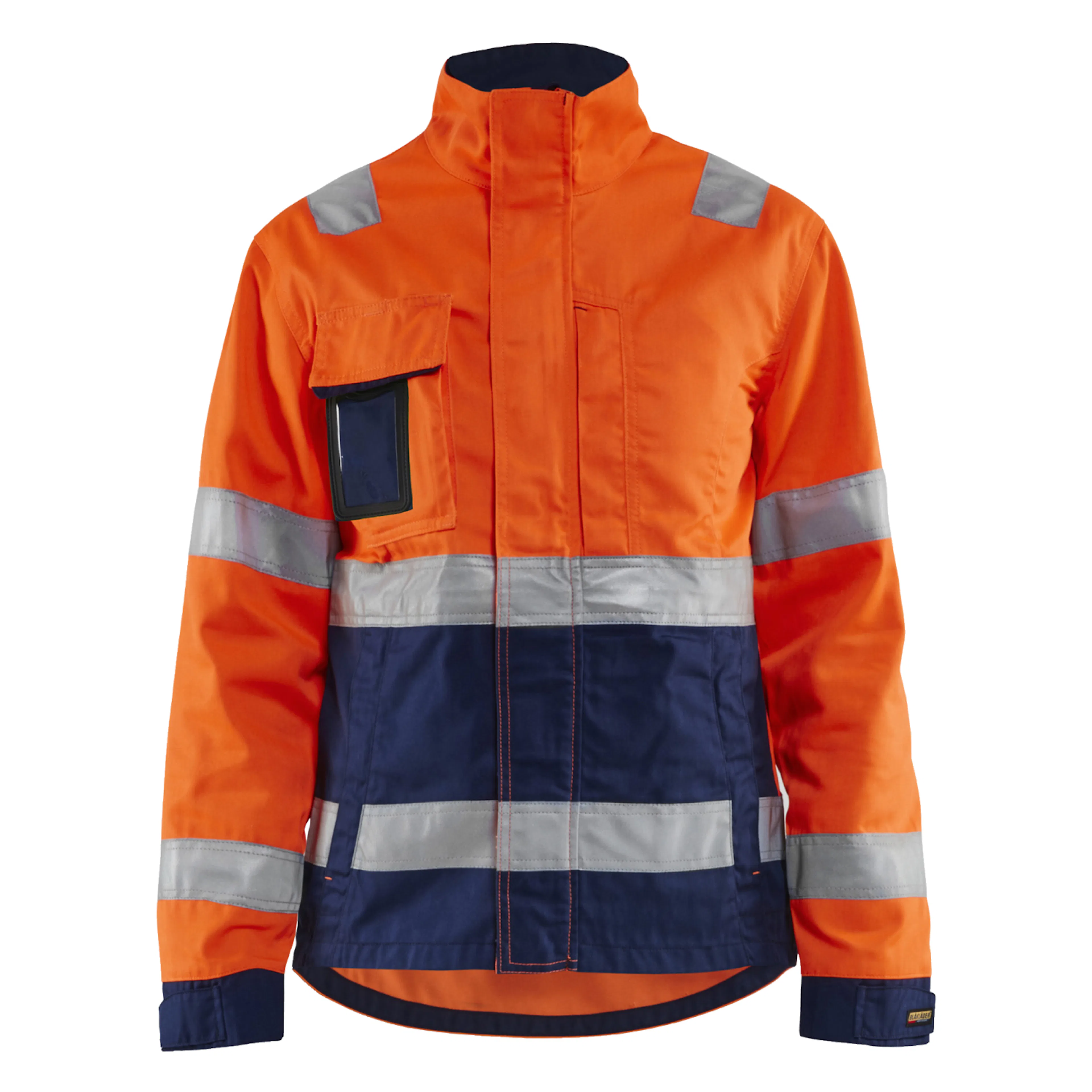 Varselorange/Marinblå