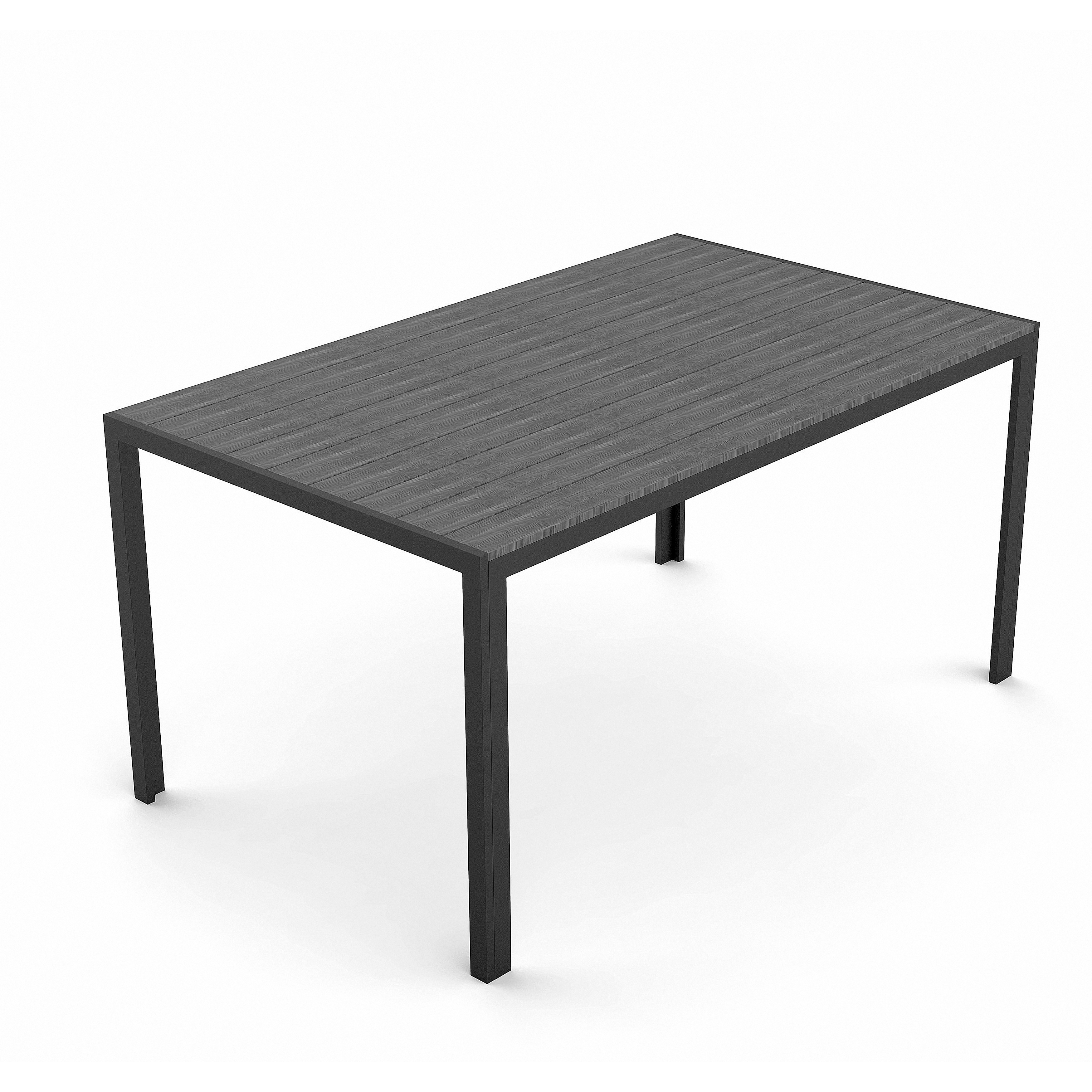 TRÄDGÅRDSBORD 150X90CM Grå
