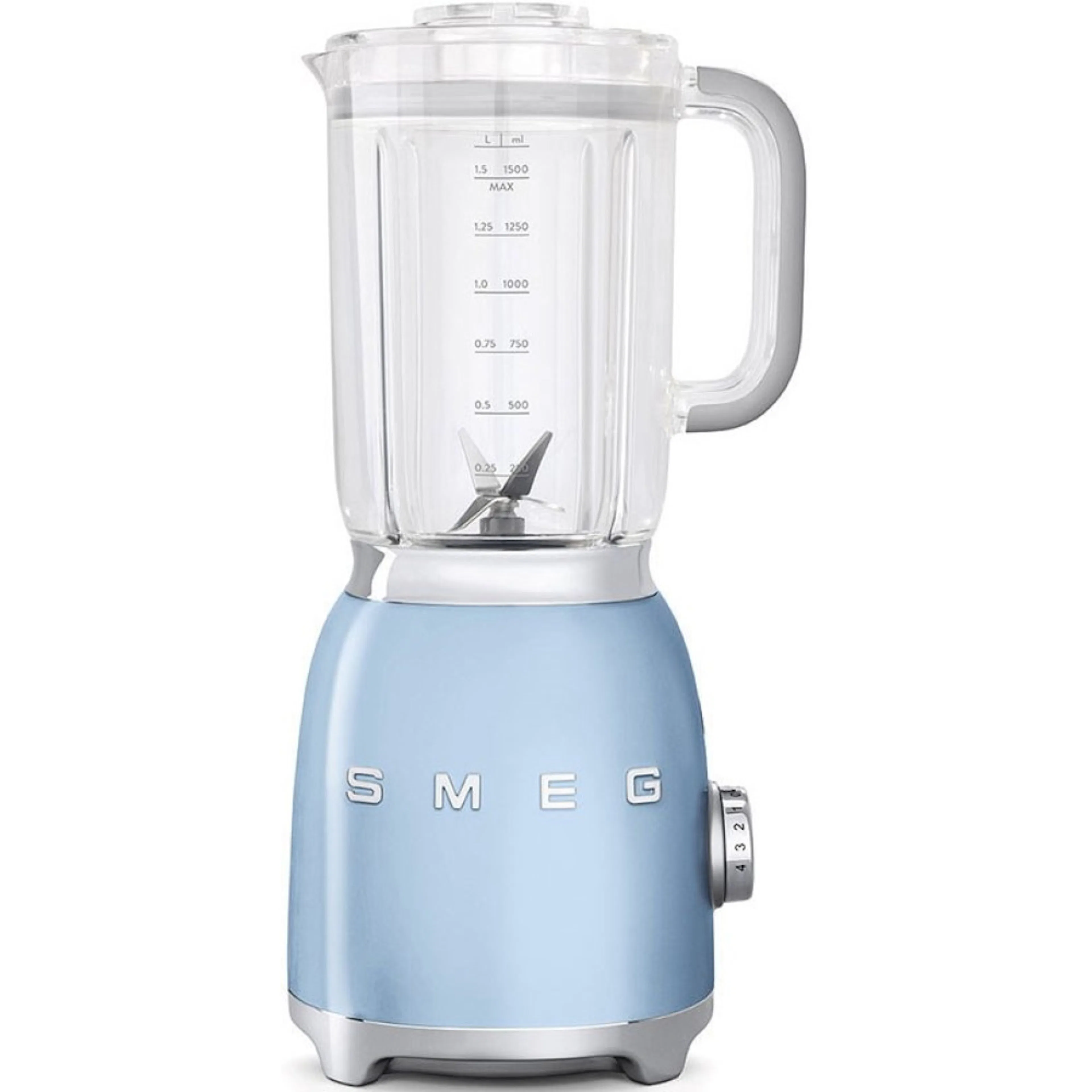 Stavmixer Smeg BLF01PBEU Retro Pastellblå Blender med Iskross & Smoothieprogram