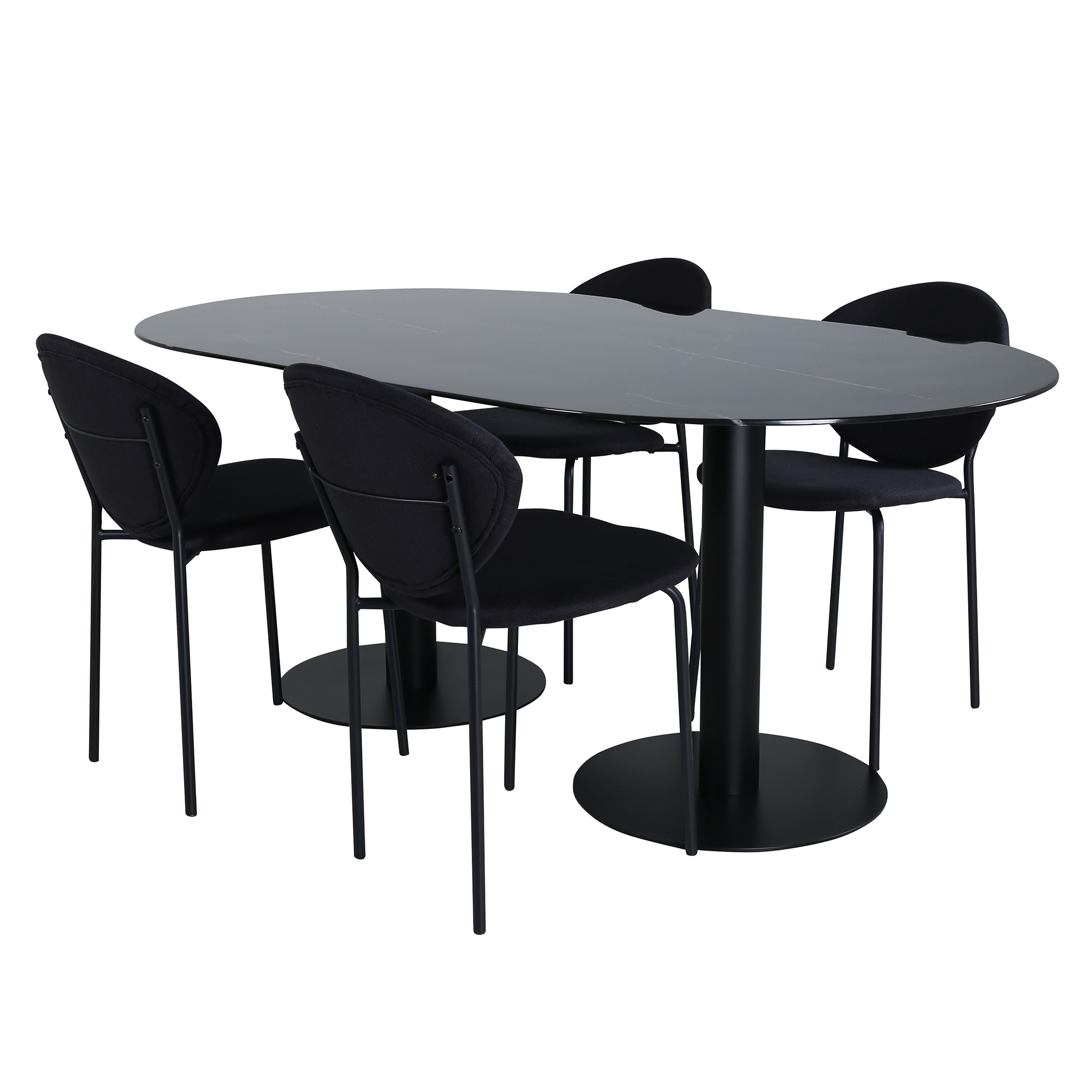 Matgrupp Venture Home Oslo med 4 Valor Stolar