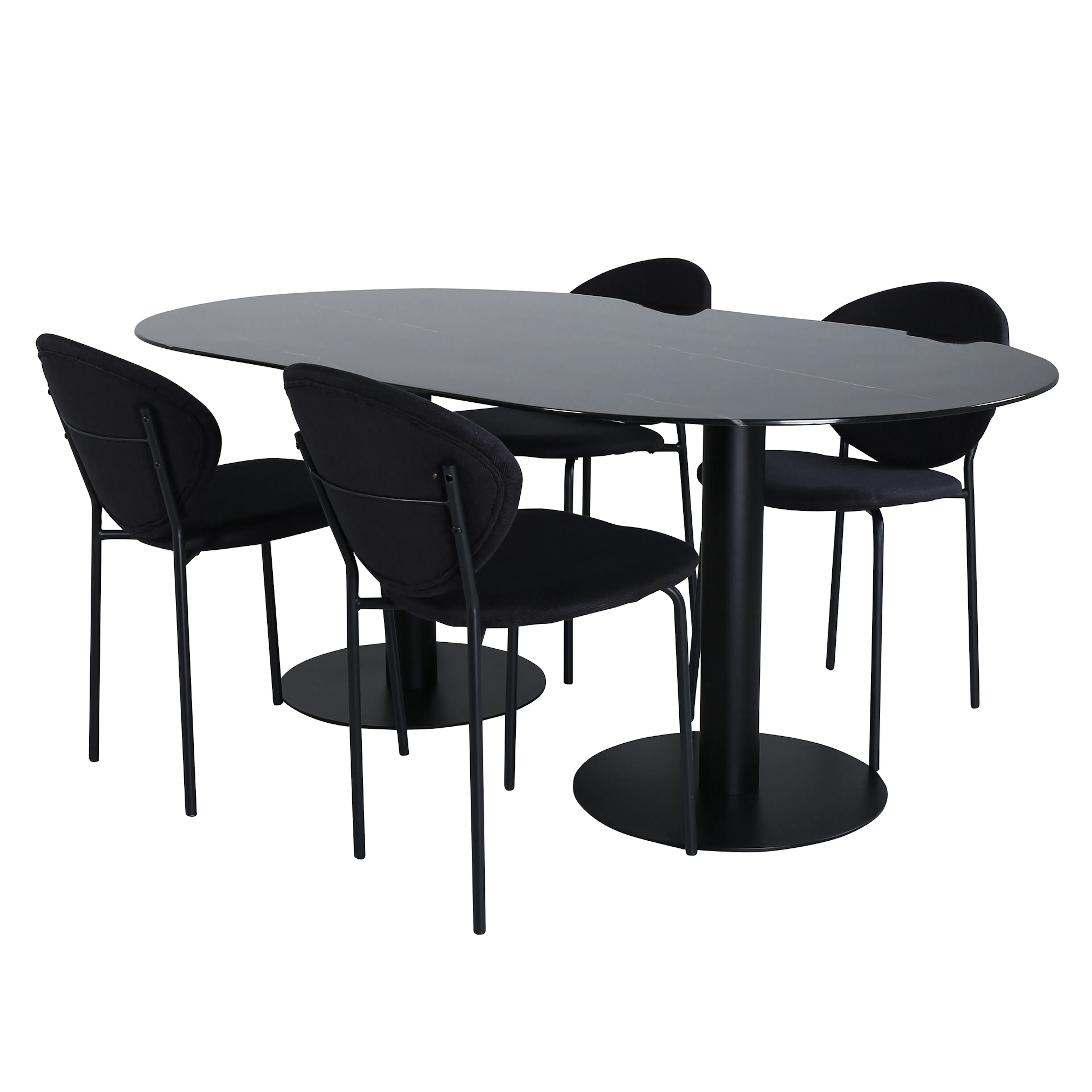 Matgrupp Venture Home Oslo med 4 Valor Stolar