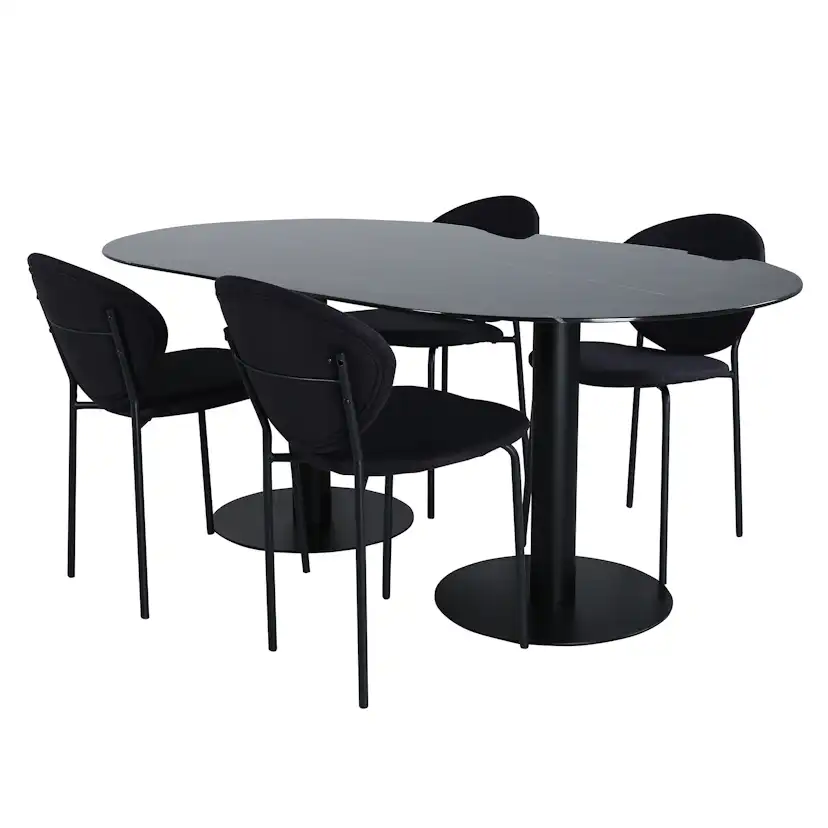 Matgrupp Venture Home Oslo med 4 Valor Stolar