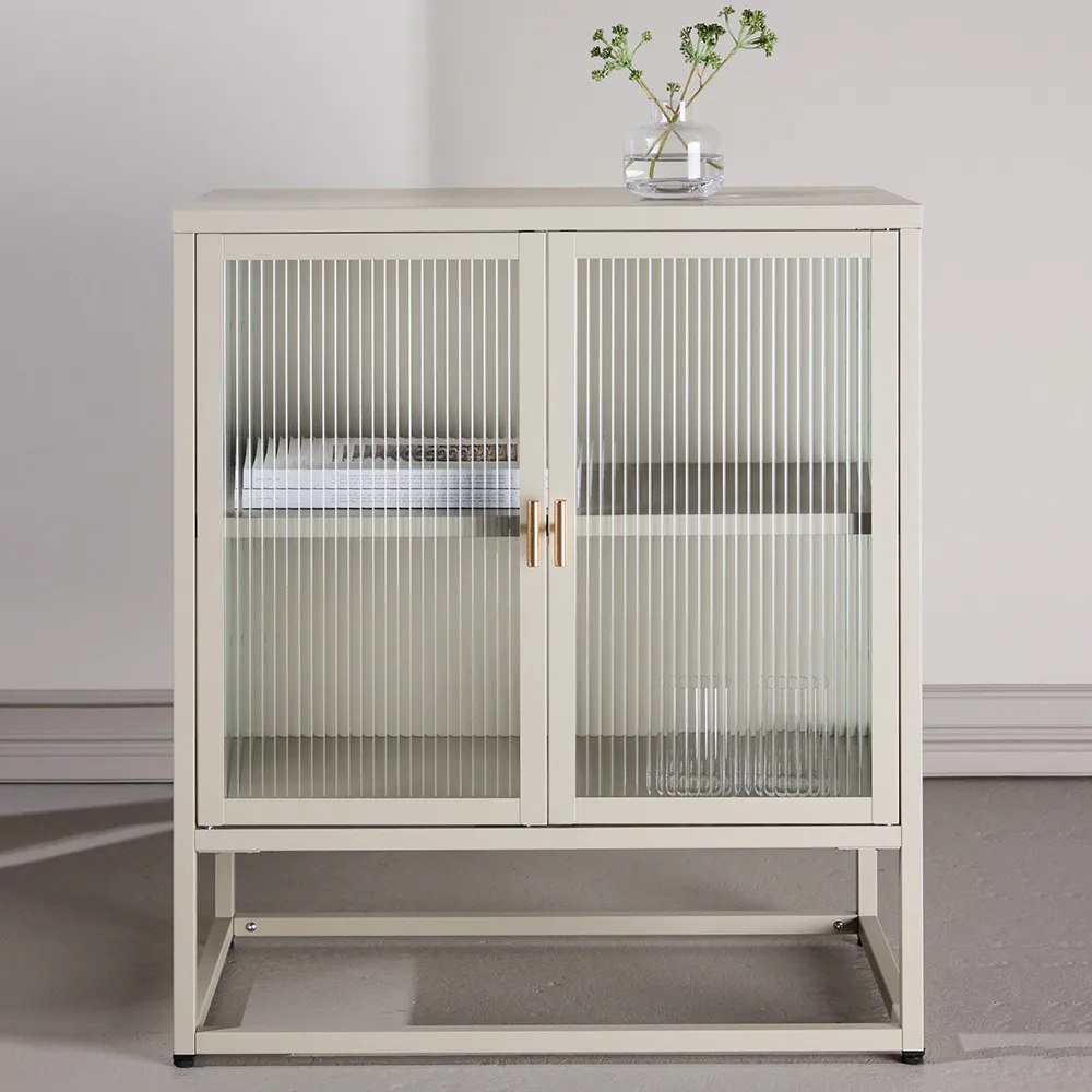 Skåp Venture Home Garis med Glasdörrar