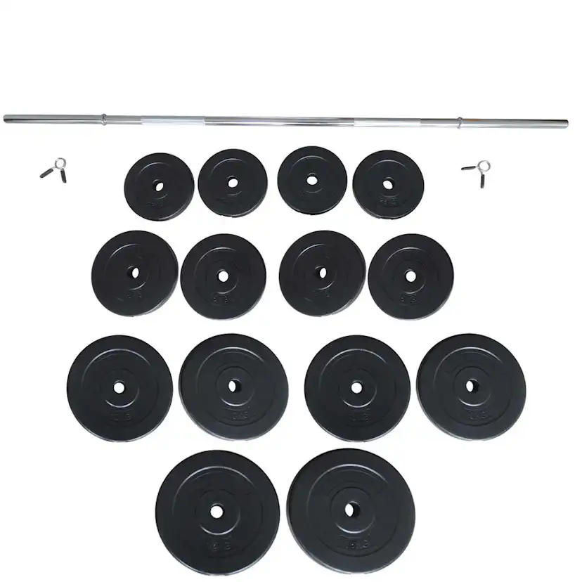 Skivstångsset Fitn Shape 110 kg