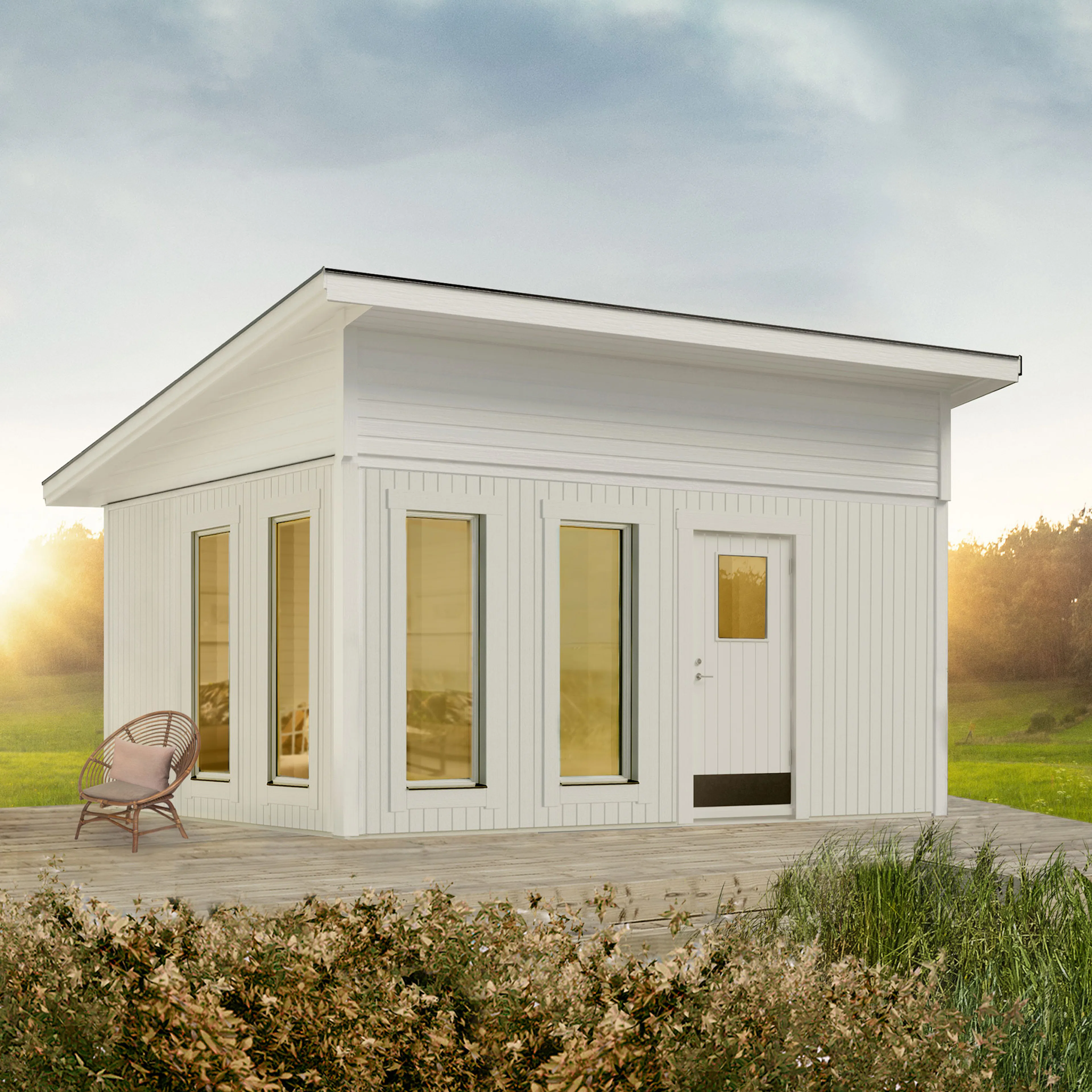 Attefallshus Vibostugan Njuta Funkis 20-4