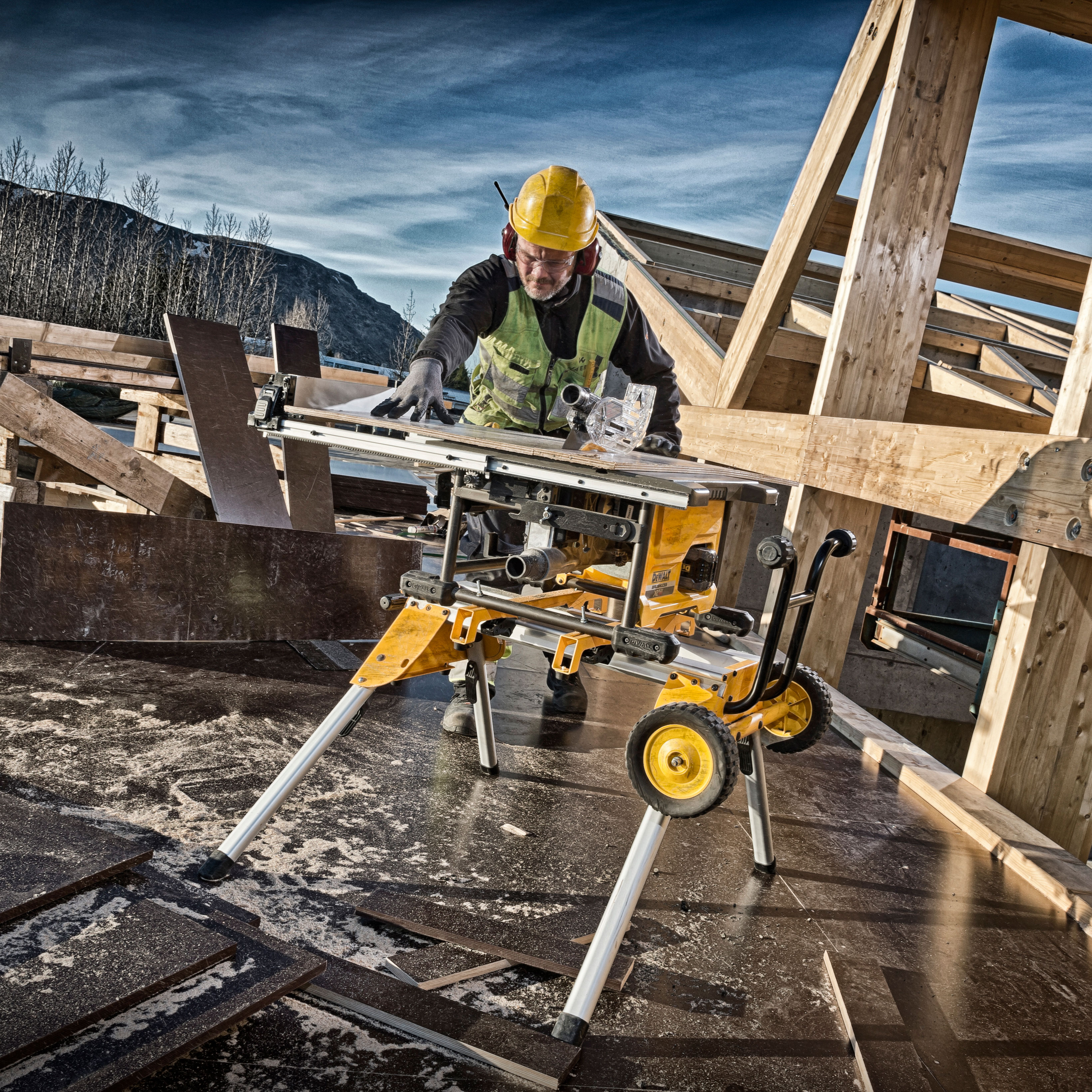 Bordssåg Dewalt DCS7485N-XJ Utan batteri och laddare 54 V