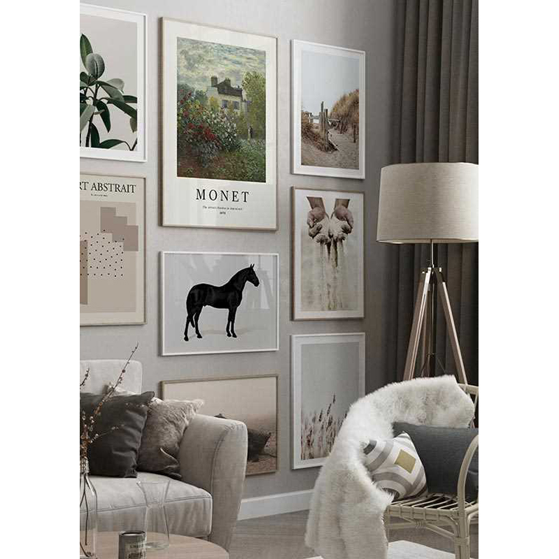 Poster Gallerix Monet Garden In Argenteuil