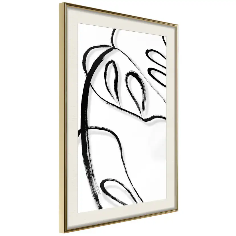 Poster Artgeist Affisch White Monstera