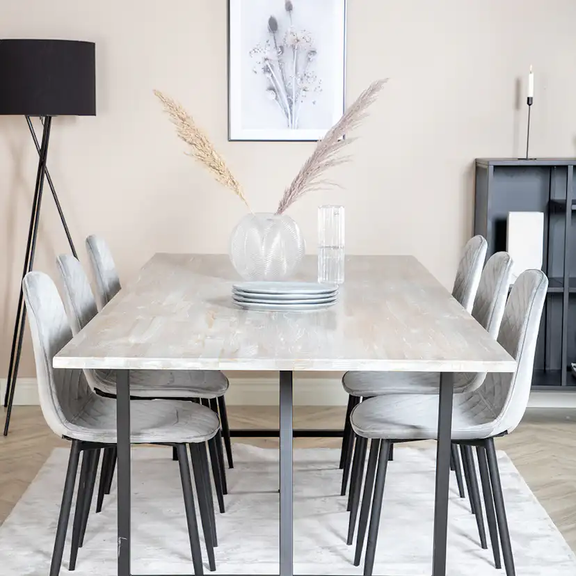 Matgrupp Venture Home Jenni med 6 Phoi Stolar