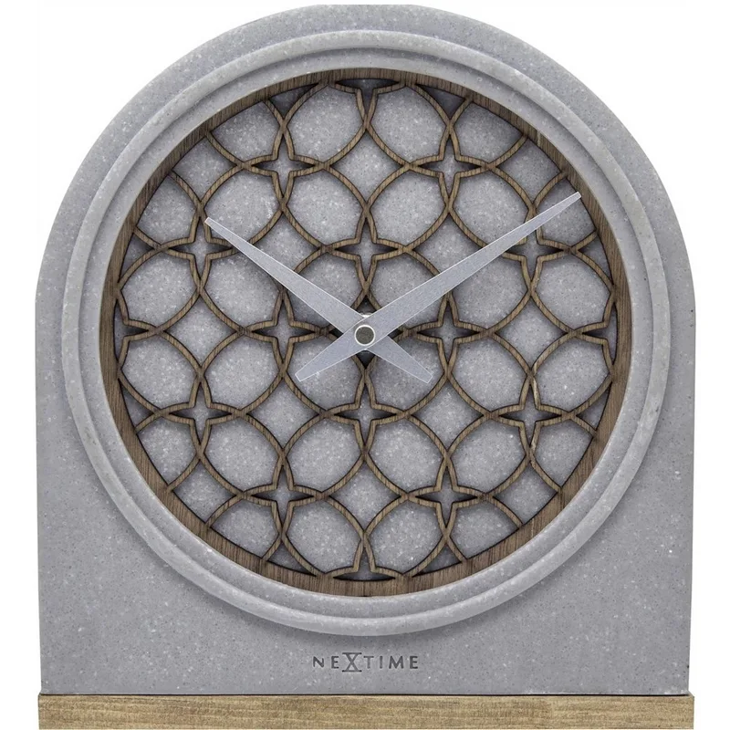 Bordsklocka NeXtime Concrete Love Table