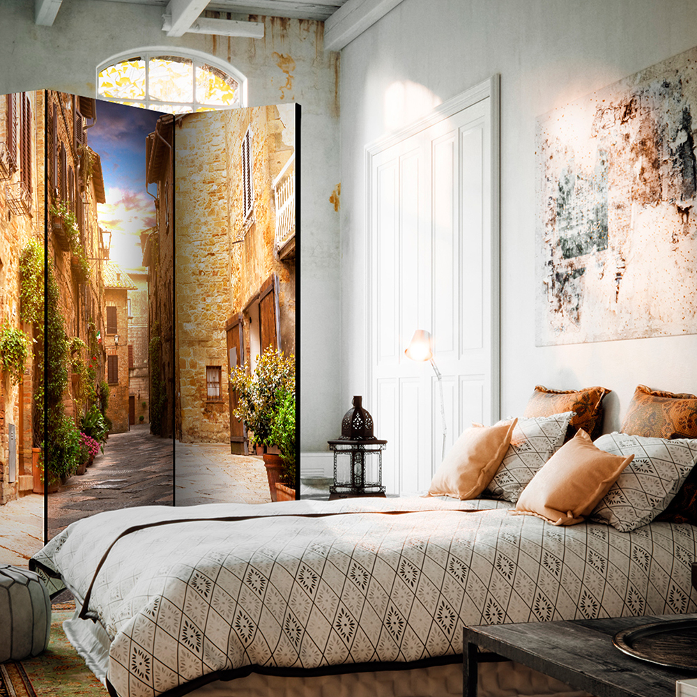 Rumsavdelare Arkiio Colourful Street In Tuscany 135x172 cm