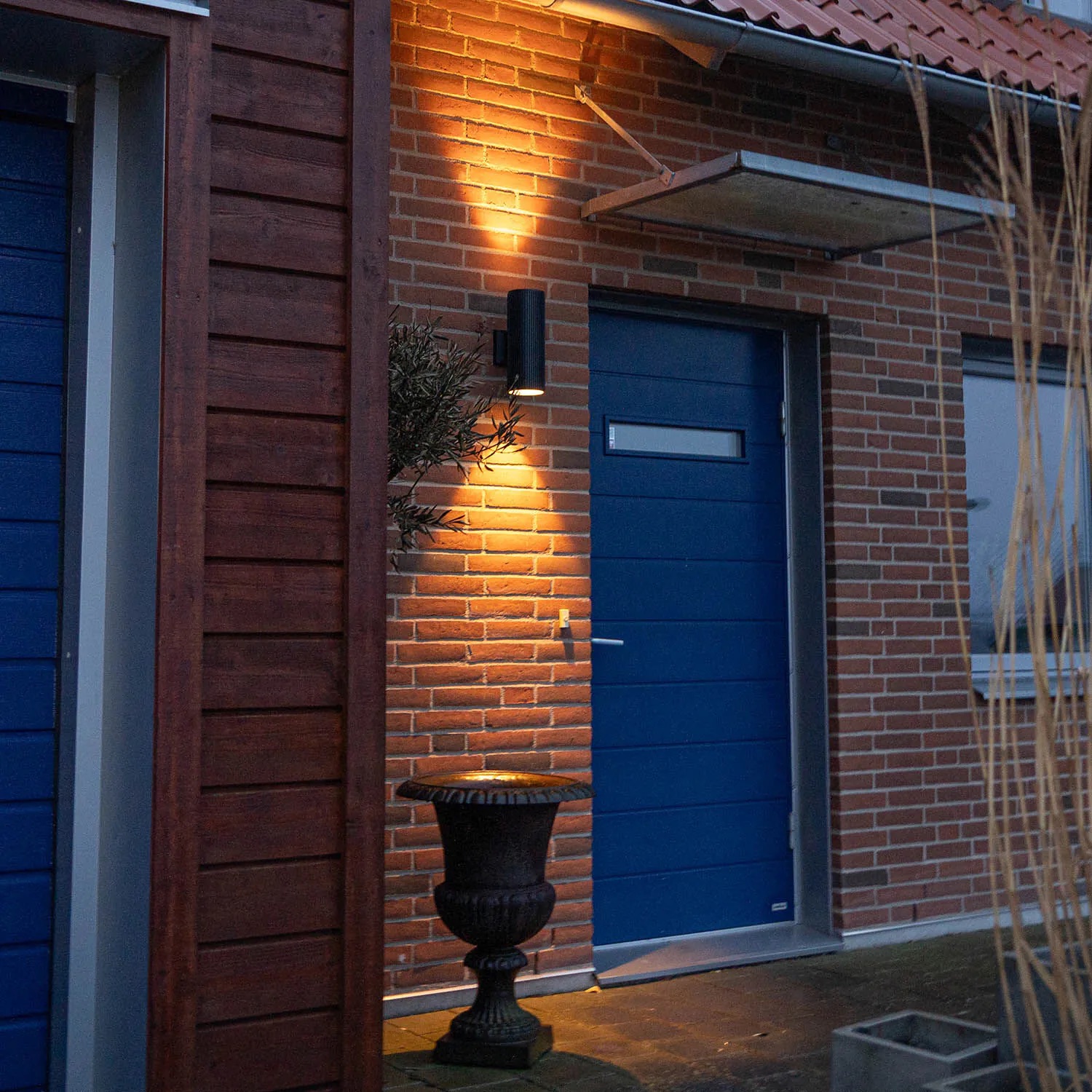 Vägglampa Utomhus Svart H30cm Up/Down - Tylösand Färg: Svart
