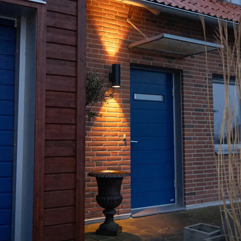 Vägglampa Utomhus Svart H30cm Up/Down - Tylösand Färg: Svart