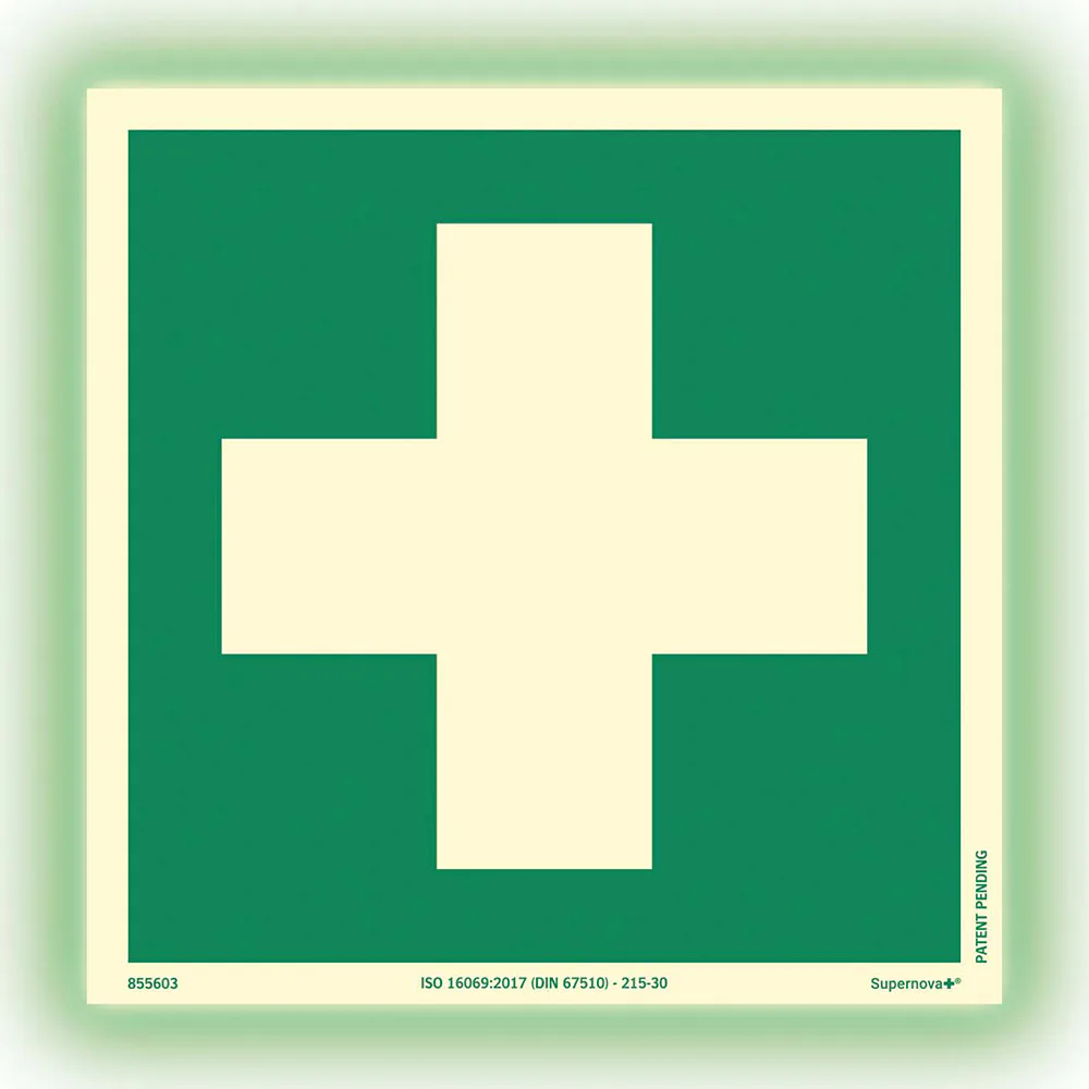 Skylt Systemtext Första Hjälpen Supernova+