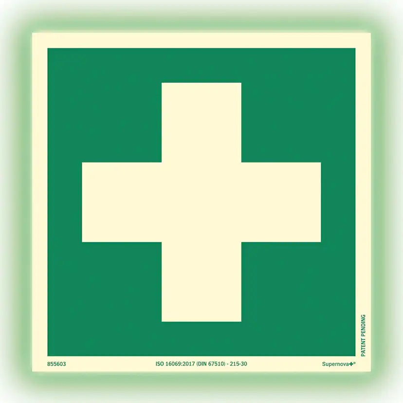 Skylt Systemtext Första Hjälpen Supernova+