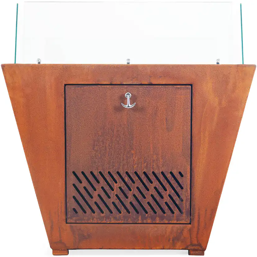 Eldstad Lyfco Cortenstål Gasoldriven Husum