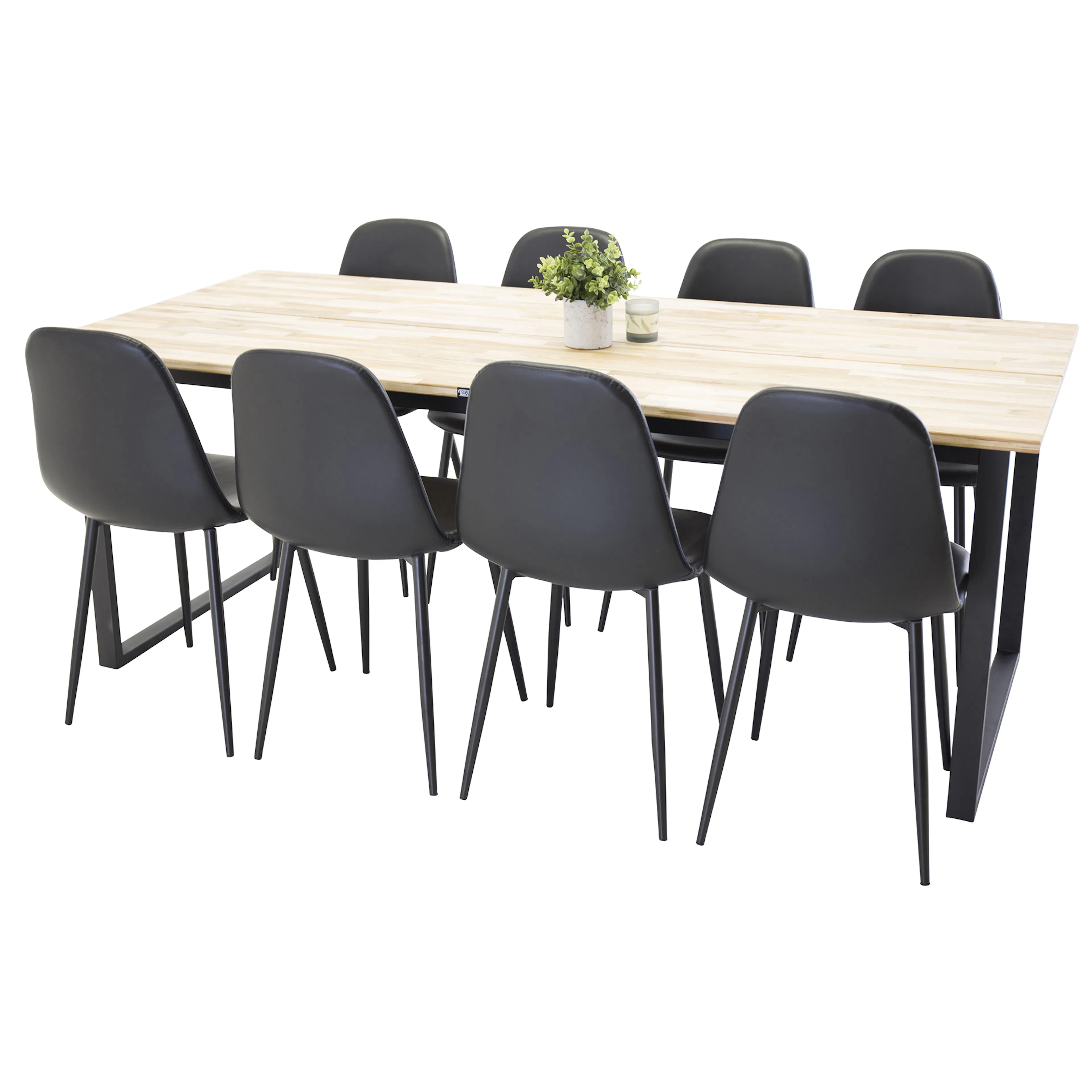 Matgrupp Venture Home Cirebon med 8 Polar Stolar