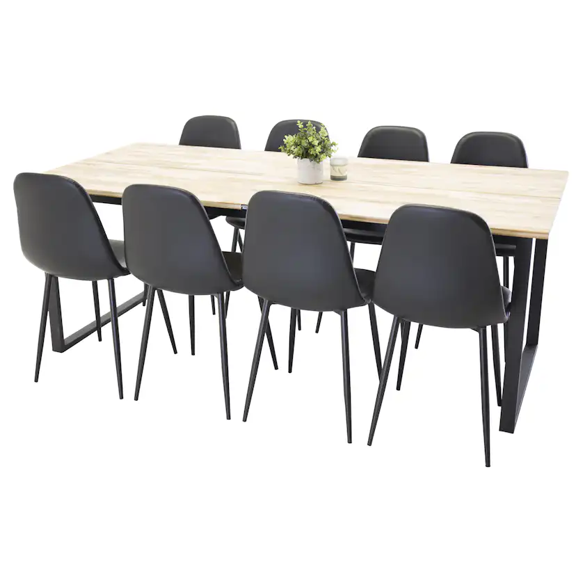 Matgrupp Venture Home Cirebon med 8 Polar Stolar