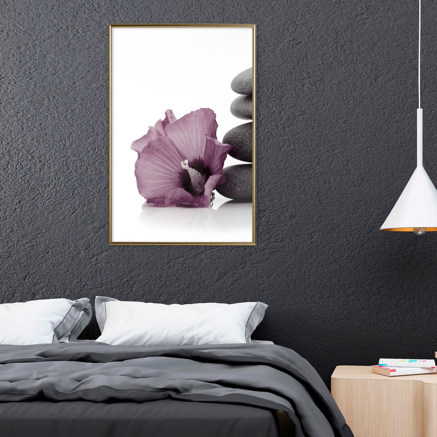 Affisch - Stone Consolation [Poster] 20x30 Guld ram, 20x30 cm