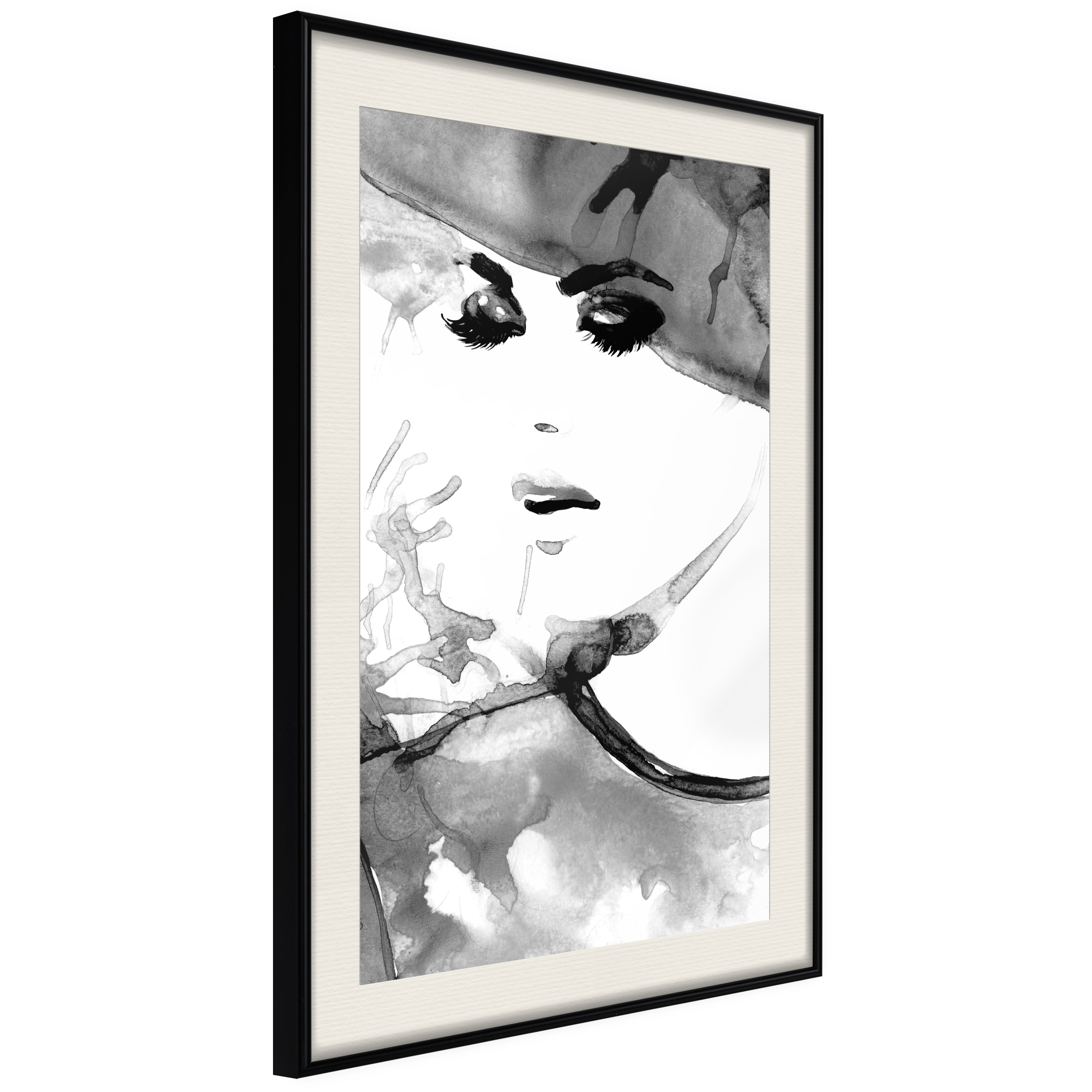 Affisch - Elegance in Love [Poster] 30x45 Svart ram med passepartout, 30x45 cm