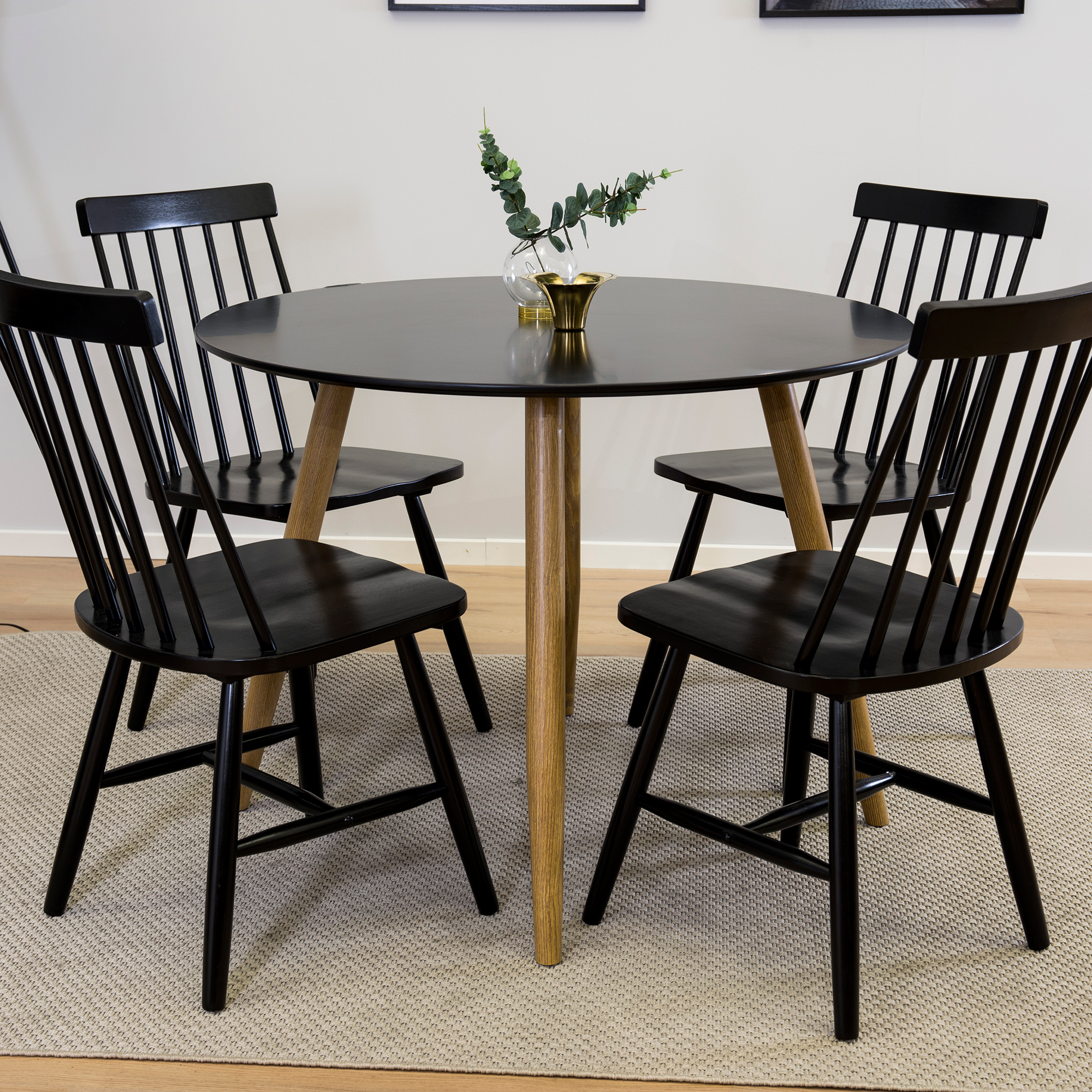 Matgrupp Venture Home Plake med 4 Lena Stolar