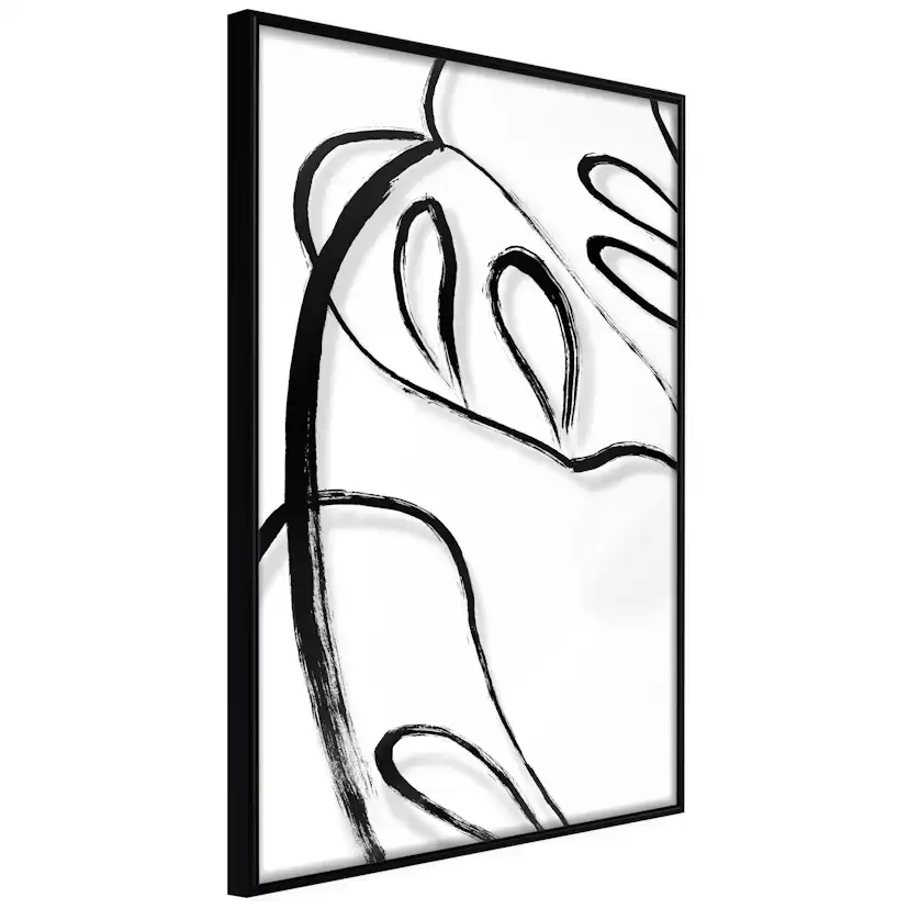 Poster Artgeist Affisch White Monstera