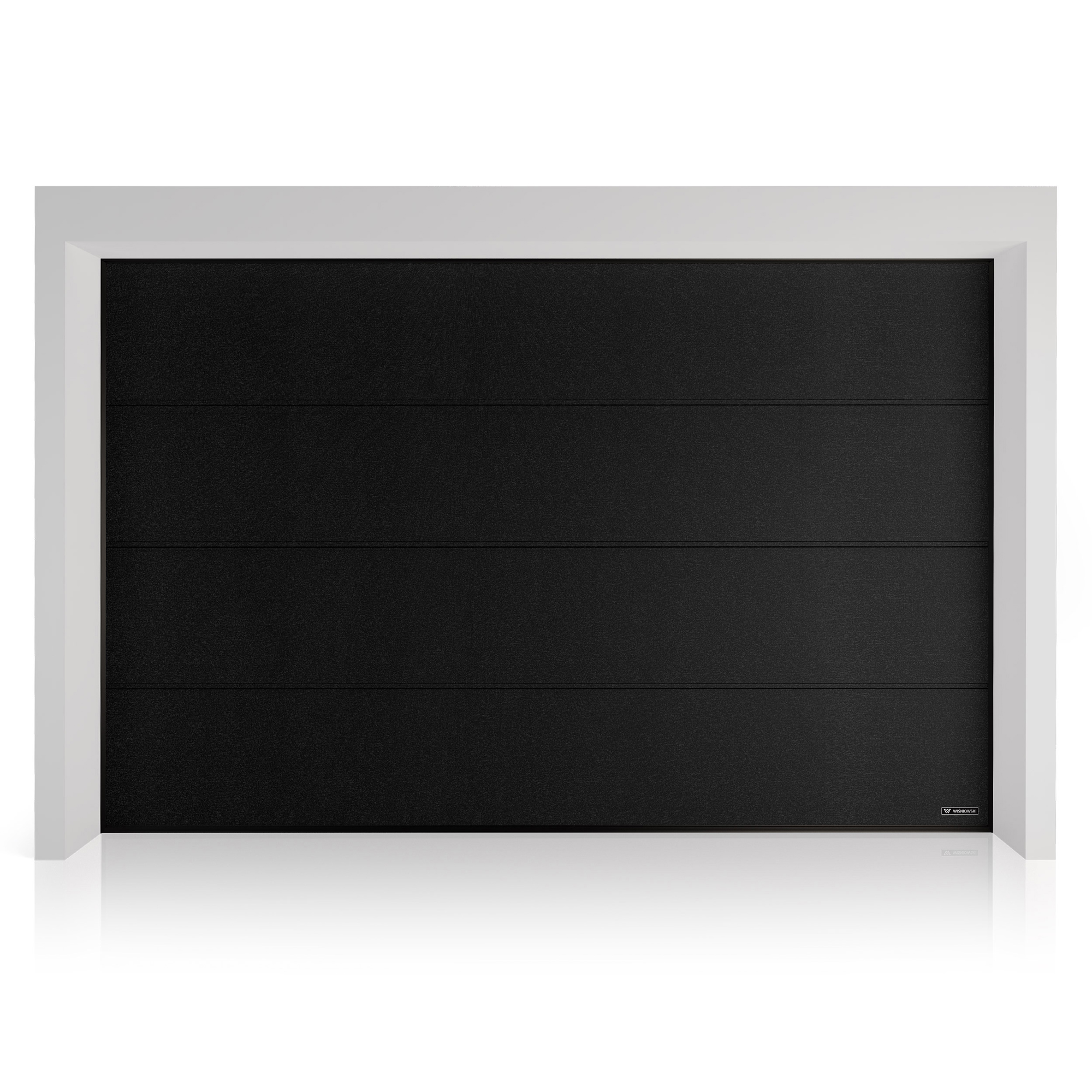 Garageport Nordic Home 275 x 212 cm Svart