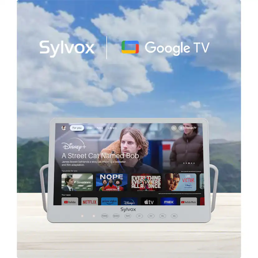 Portabel Utomhus TV Sylvox Smart 15,6tum