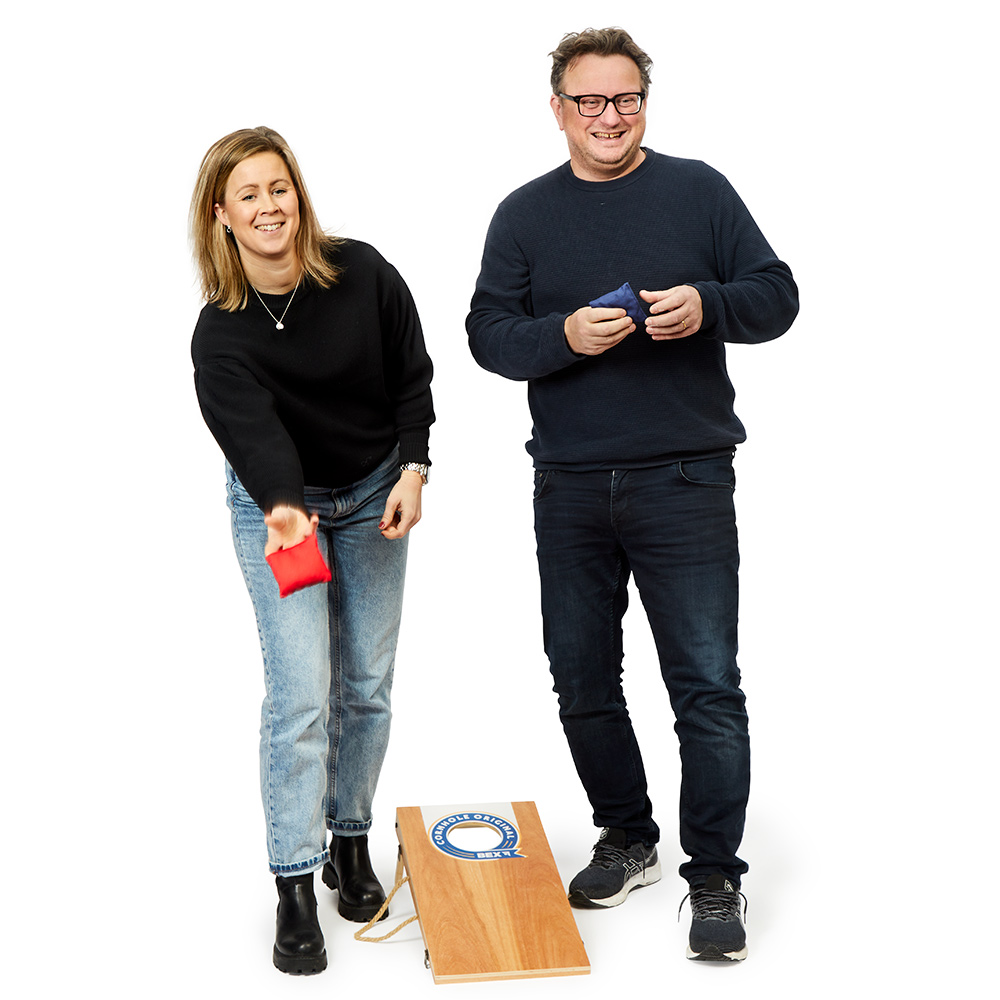 Utomhusspel Bex Original Cornhole-set i Trä
