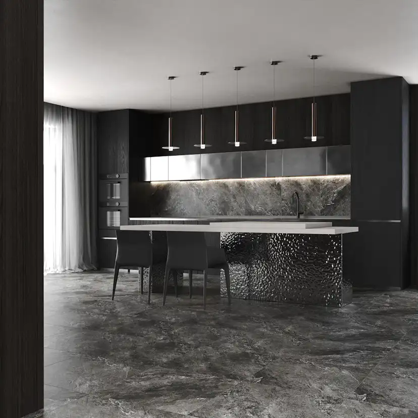 Klinker Newport Graphite Marmor Matt 60x60