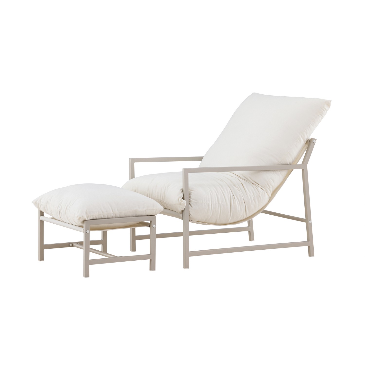 Corso Lounge Chair - Beige / Beige Beige
