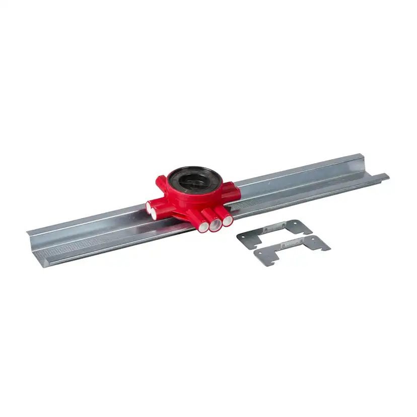 Takdosa Schneider Electric Multifix TED26 med Lock och 10 Stutsar (8×16 mm, 2×20 mm) inkl. Fästbleck, Konsoler, Skruv