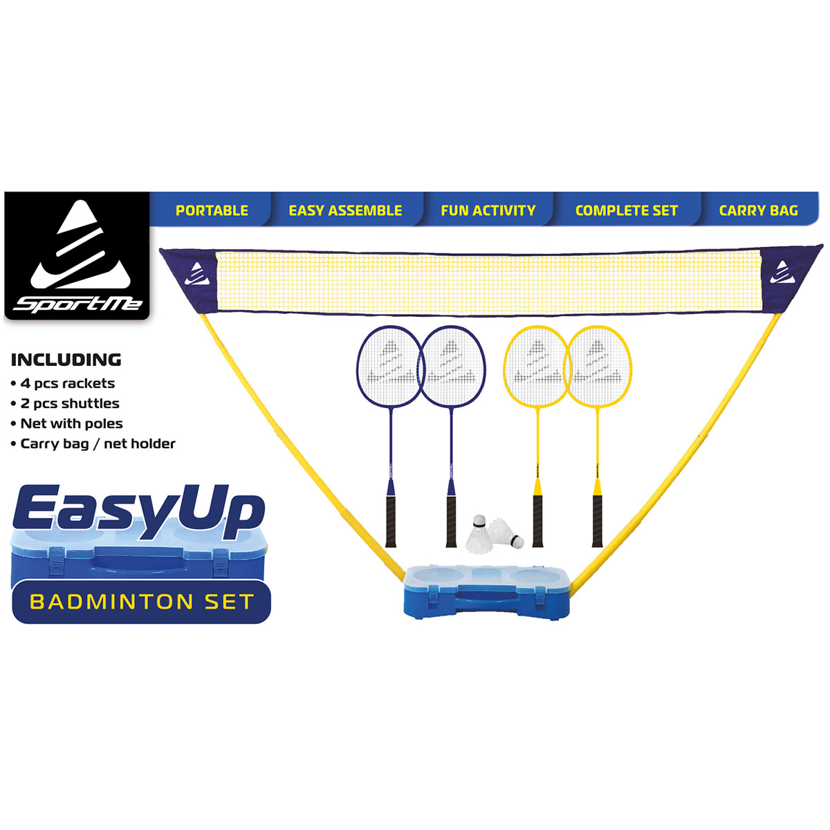 Badmintonset SportMe Easy Up