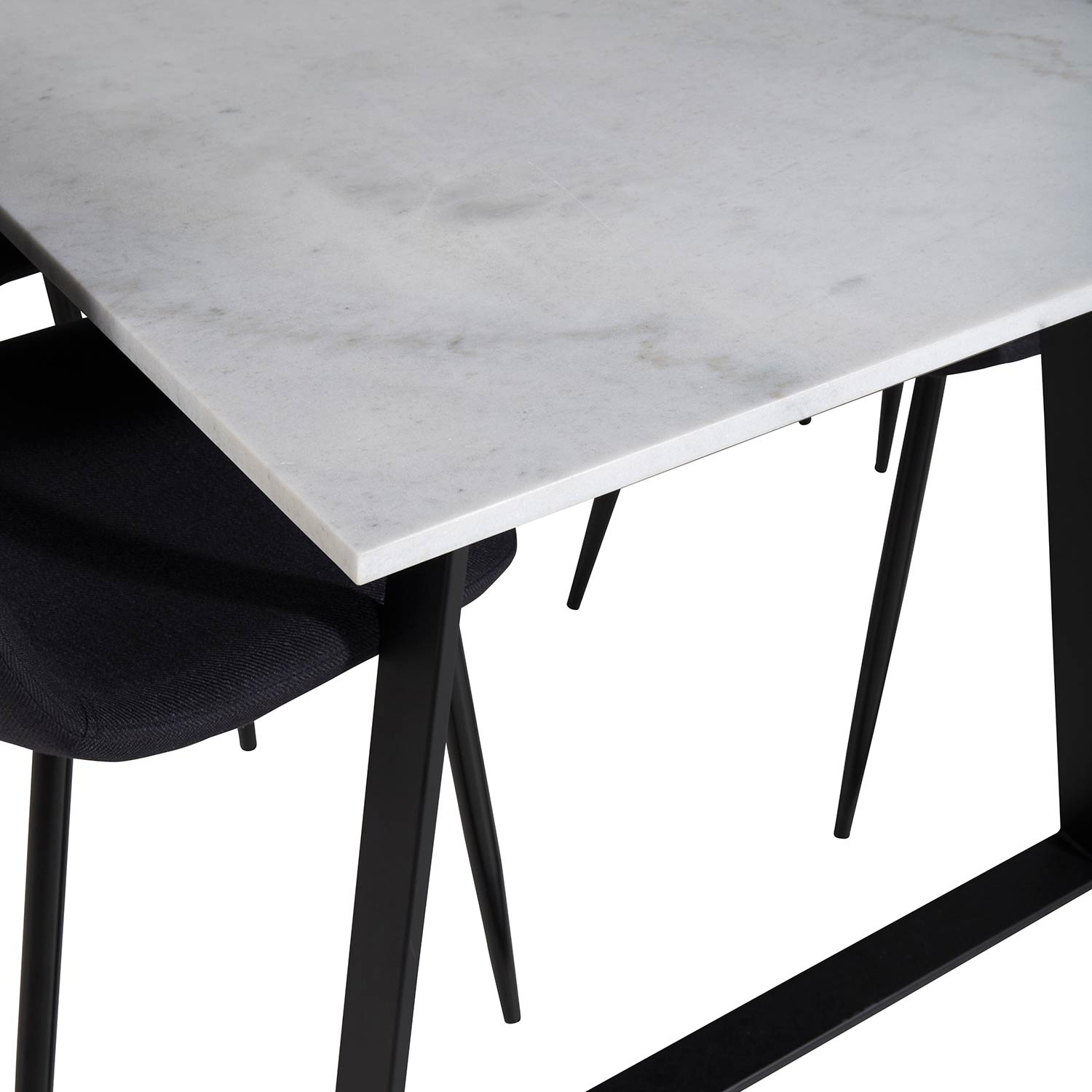 Matgrupp Venture Home Estelle 140 med 4 Pobbie Stolar PolyEstelletyg