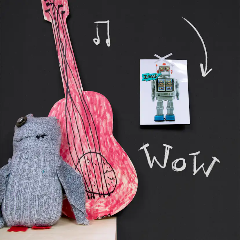 Tapet Superfresco Easy Chalkboard Svart