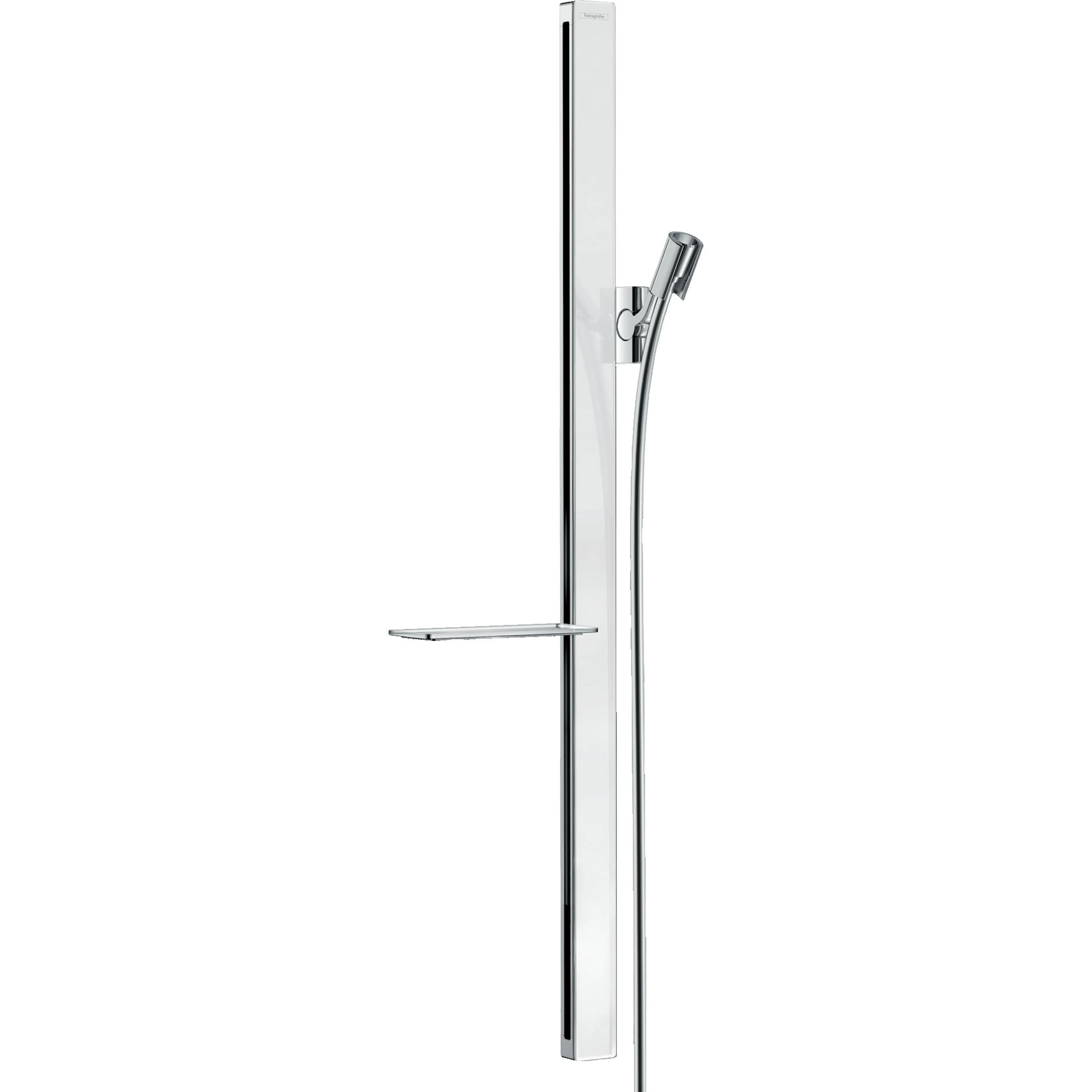 Unica Duschstång E 90 cm med duschslang Vit/krom, H: 945 mm