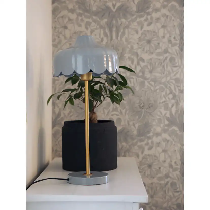 Bordsslampa PR Home Wells med Handgjord Lampskärm 50 cm