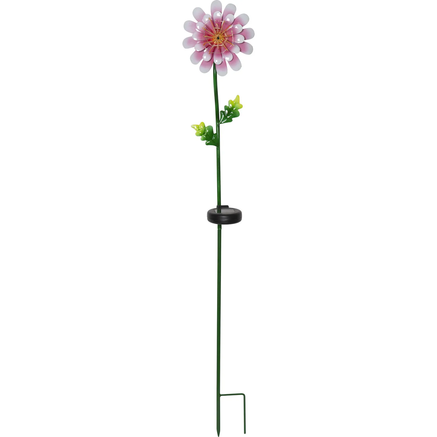 Solcellsdekoration Star Trading Pink Daisy