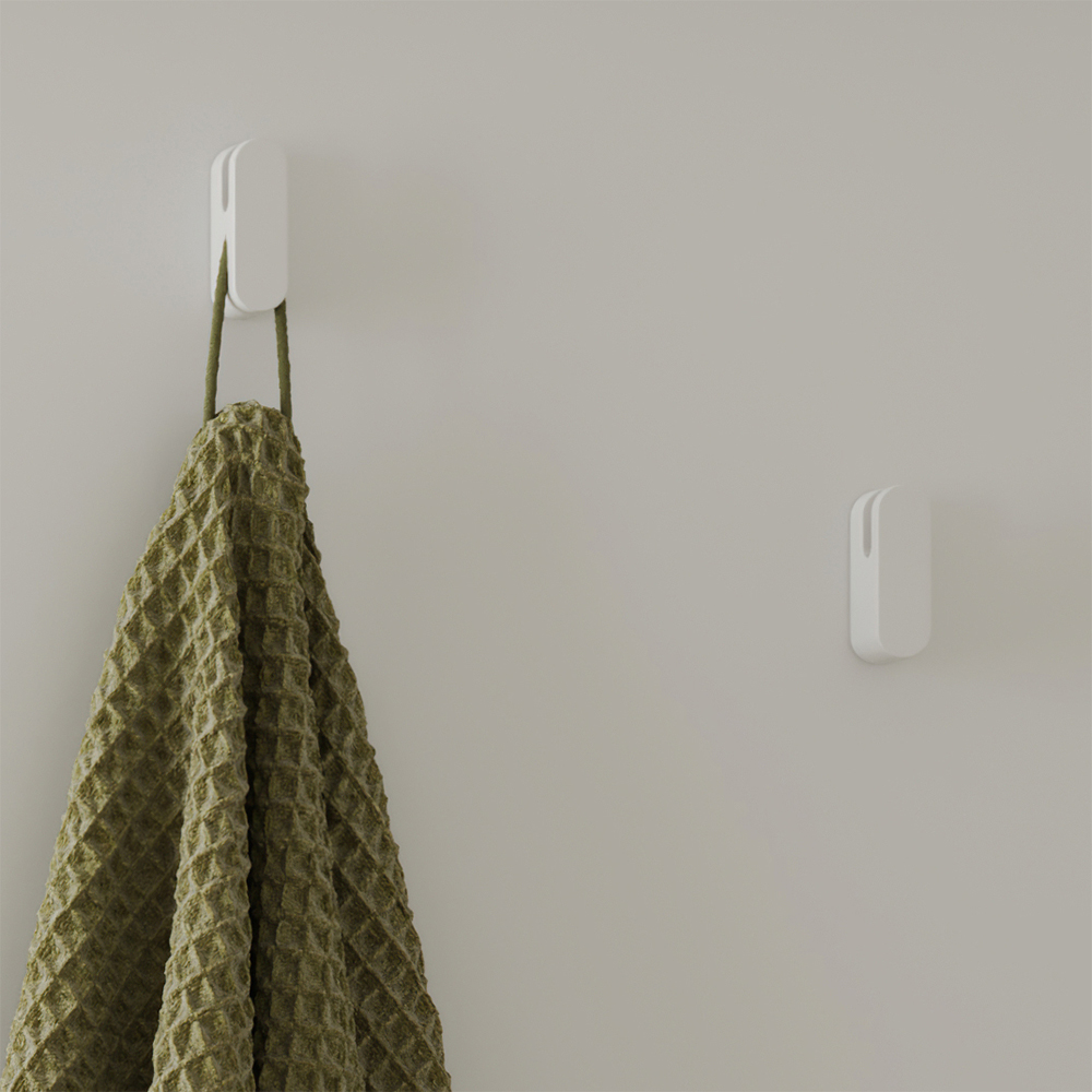 Magnetic Knopp Vit Vit