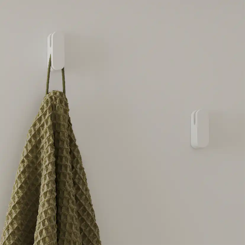 Magnetic Knopp Vit Vit