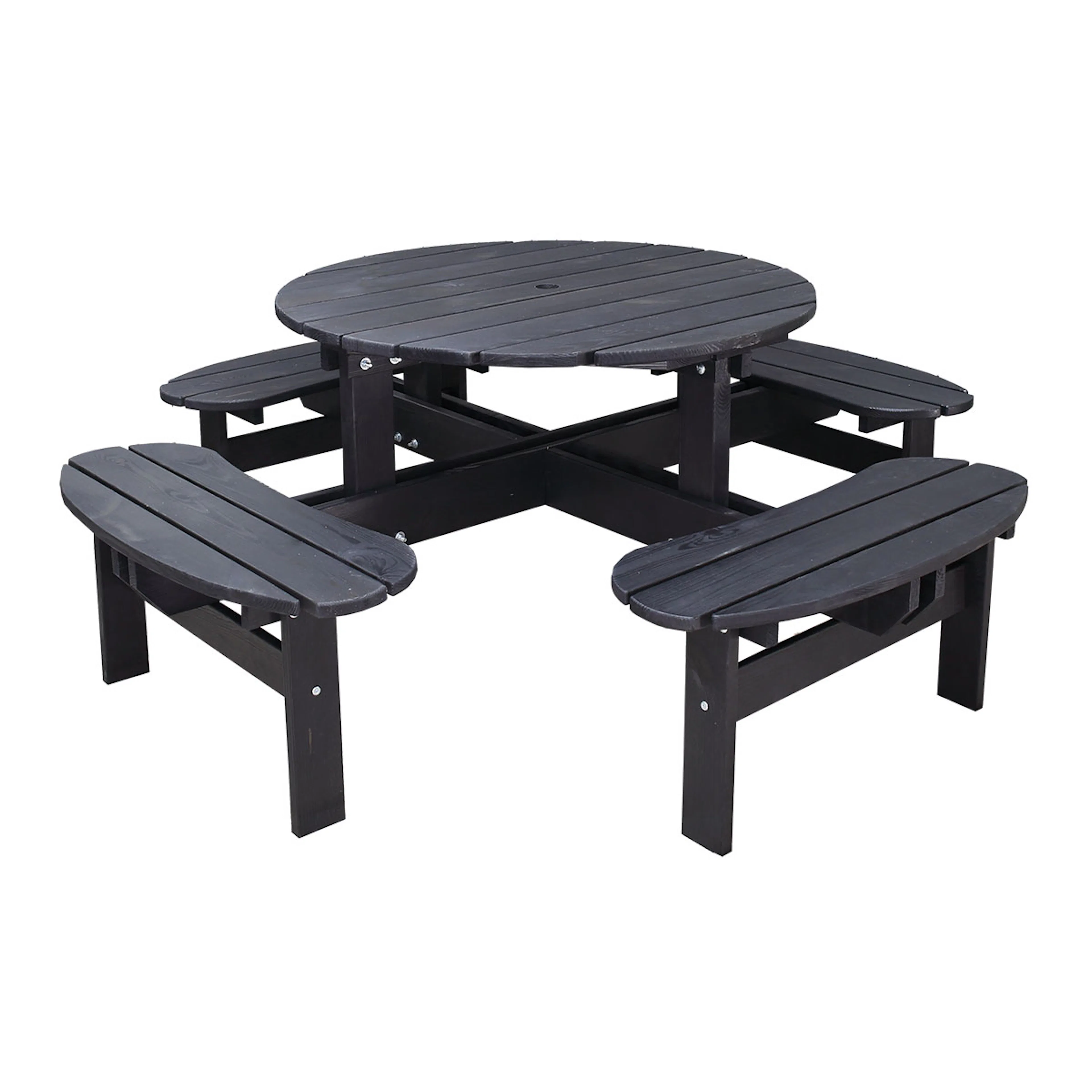 Bänkbord Baltic Garden Round Picknick