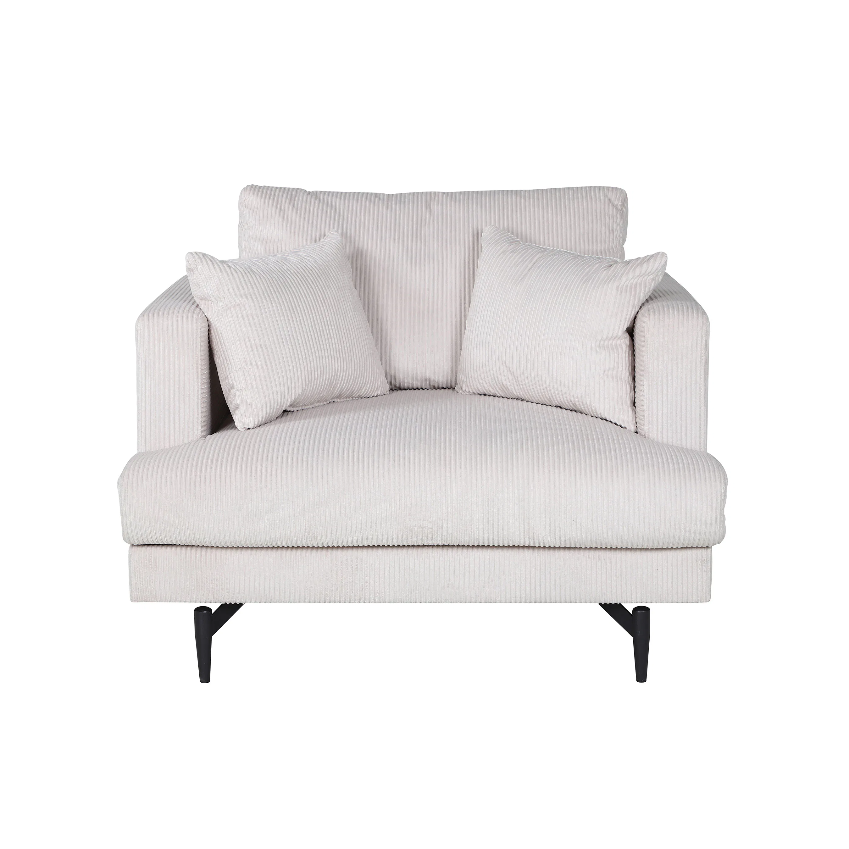 Fåtölj Venture Home Sofia Manchester Beige Sittbredd 106 cm