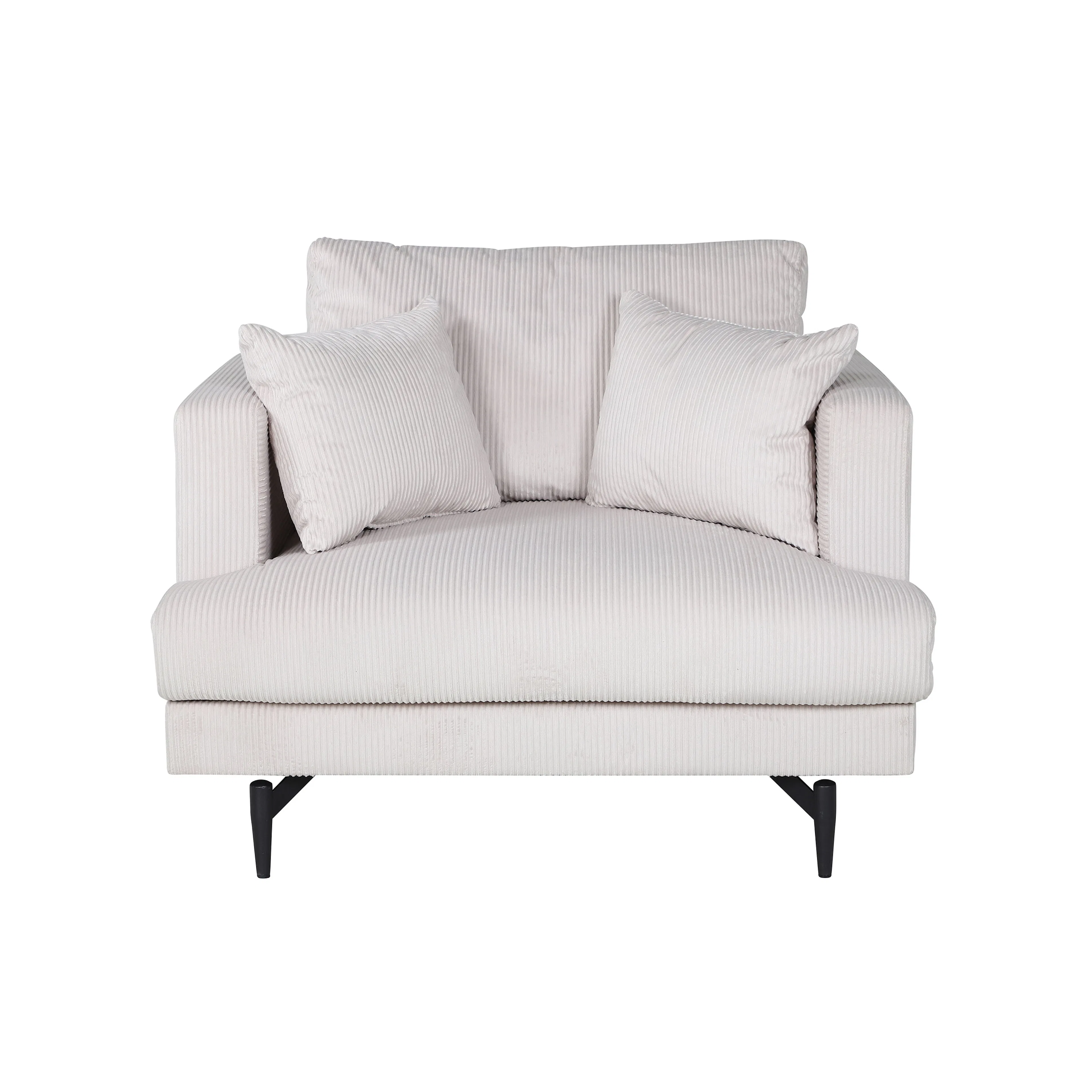 Fåtölj Venture Home Sofia Manchester Beige Sittbredd 106 cm