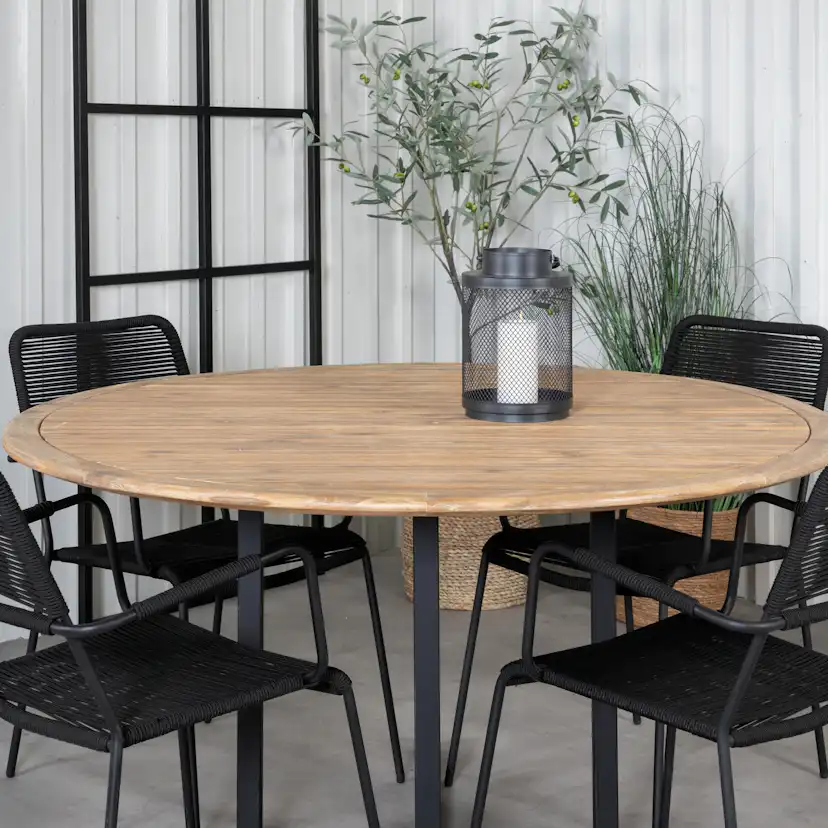 Matgrupp Venture Home Zurc med 4 Lumi Matstolar