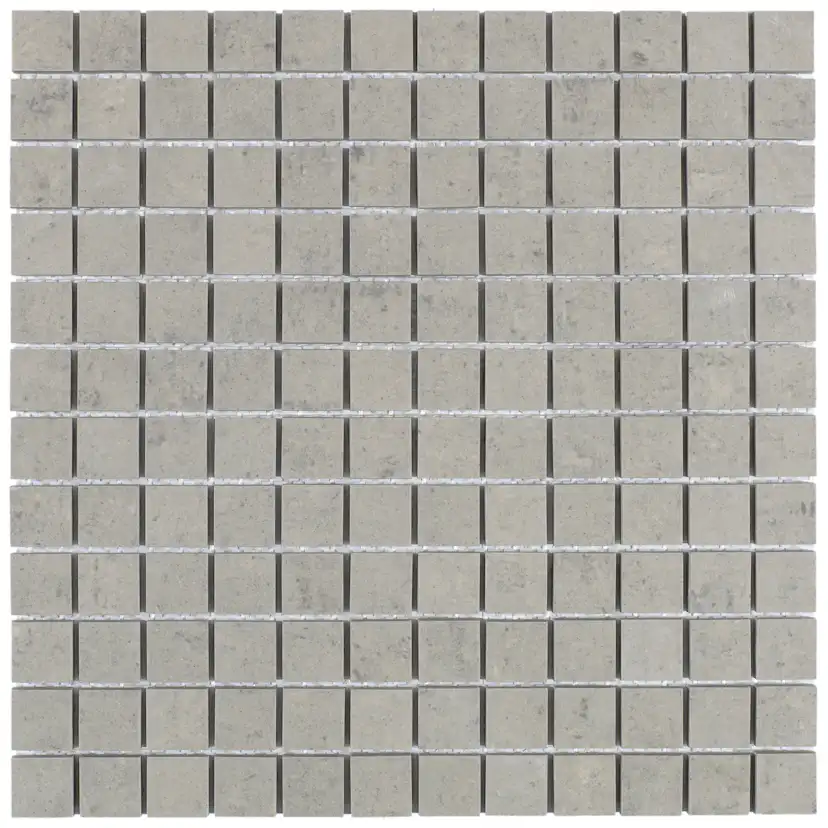 Klinkermosaik Arredo Archgres Ljusgrå 2,5x2,5 cm