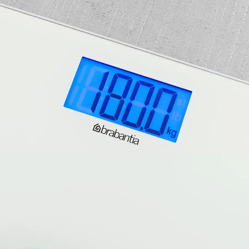 Badrumsvåg Brabantia Batteridriven