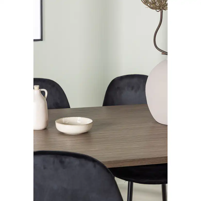 Matgrupp Venture Home Andy Ø120 cm med 4st Polar Matstolar