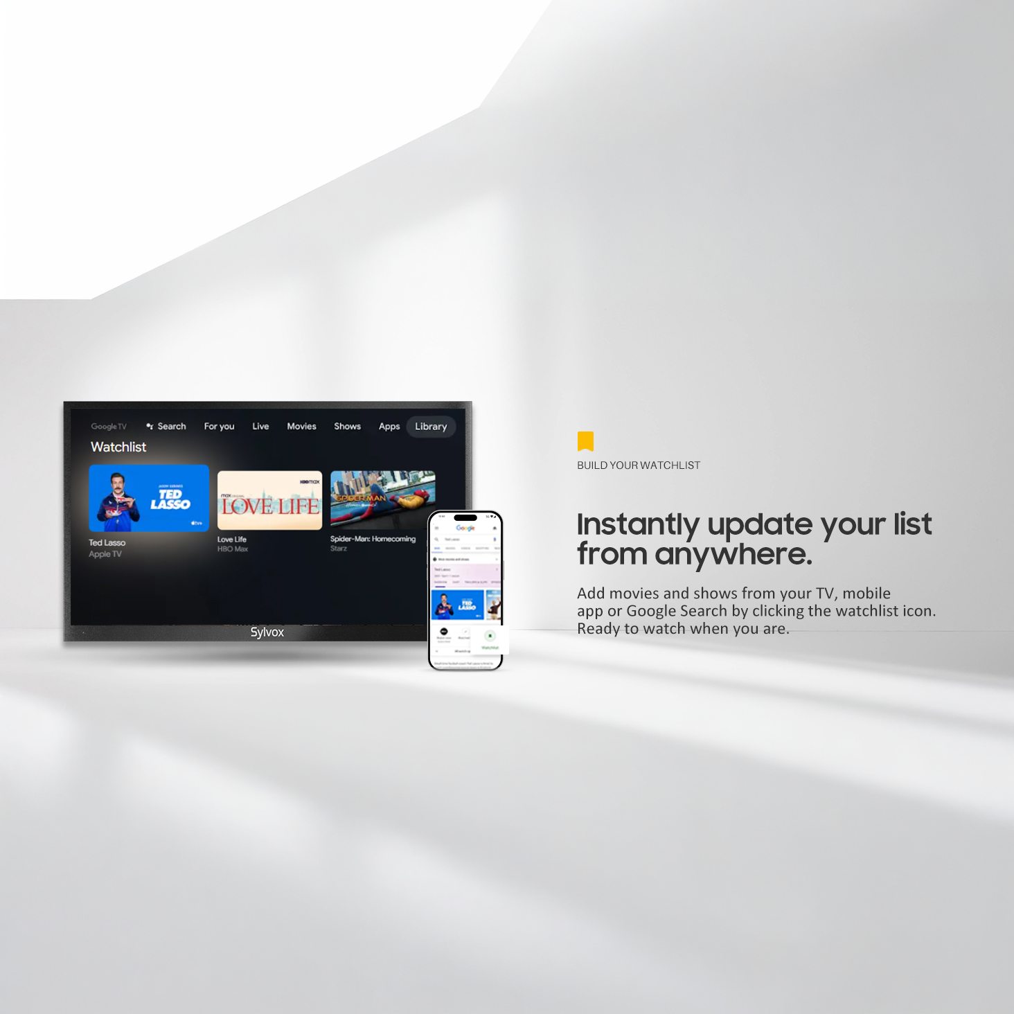 Utomhus TV Sylvox Pergola Pro 2.0 55tum