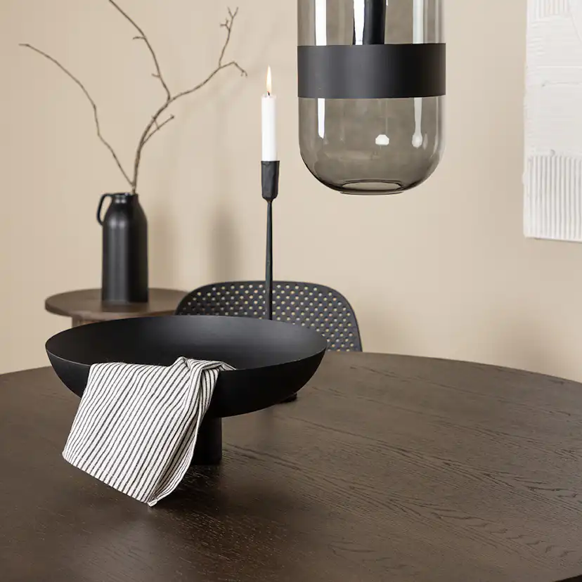 Matgrupp furniture/fashion Stone Rund med 4 Baltimore Stolar